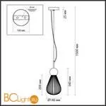 Подвесной светильник Odeon Light Elica 5417/1 - Фото 0