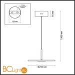 Подвесной светильник Odeon Light Ellen 4107/12L - Схема