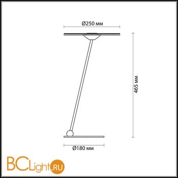 Настольная лампа Odeon Light Ellen 4107/12TL - Схема