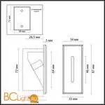 Встраиваемый светильник Odeon Light ESCALA new 7056/3WL - Фото 1