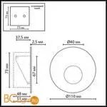 Настенный светильник Odeon Light ESCALA 7167/3WL - Фото 1