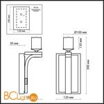 Бра Odeon Light Fabo 2767/1W - Схема