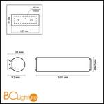 Настенный светильник Odeon Light Tube 2028/4W - Схема