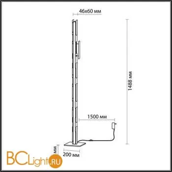 Напольный светильник Odeon Light Fierro 4991/36FL - Фото 1