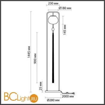 Напольный светильник Odeon Light FIOLENT new 5432/1F - Фото 1