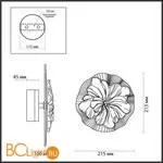 Настенный светильник Odeon Light Fiore 6614/8WL - Фото 1
