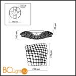 Потолочный светильник Odeon Light Fitta 2181/9C - Схема