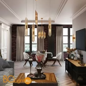 Подвесной светильник Odeon Light Flambi 4847/2 - Фото 1