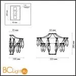 Настенный светильник Odeon Light FLAMENCO new 7000/25WL - Фото 0