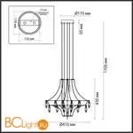 Подвесной светильник Odeon Light FLAMENCO new 6699/35L - Фото 0
