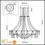 Люстра Odeon Light FLAMENCO new 7000/51CL - Фото 0
