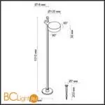 Садово-парковый фонарь Odeon Light FLEX 7086/7FL - Фото 0