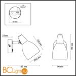 Бра Odeon Light Flexi 3630/1W - Схема