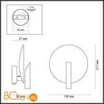 Настенный светильник Odeon Light Florence 4229/1WL - Фото 1