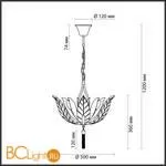 Подвесной светильник Odeon Light Floweri 4838/6 - Фото 1