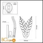 Бра Odeon Light Floweri 4838/1W - Фото 2