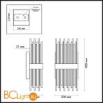 Настенный светильник Odeon Light Focco 4722/4W - Схема