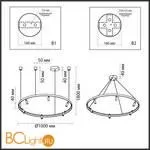 Подвесной светильник Odeon Light Fonda 4317/93L - Фото 1