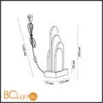 Настольный светильник Odeon Light FOROS new 5438/12TL - Фото 1