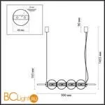 Подвесной светильник Odeon Light Francesca 4273/4 - Фото 2