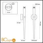 Настенный светильник Odeon Light Frida 4352/5WL - Фото 1