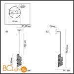 Подвесной светильник Odeon Light FUSILLI new 5439/1 - Фото 1