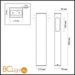 Садово-парковый фонарь Odeon Light GALA 6658/14GL3 - Фото 1