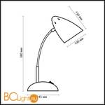 Настольная лампа Odeon Light Gap 2100/1T - Схема