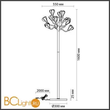 Торшер Odeon Light GARDI new 5090/12F - Фото 1