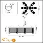 Люстра Odeon Light Gatsby 4871/7C - Фото 2
