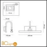 Подсветка для картин Odeon Light Geba 4910/5WL - Фото 1