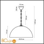 Подвесной светильник Odeon Light Gibis 2640/2 - Схема