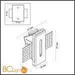 Встраиваемый светильник Odeon Light GIPS new 7082/3WL - Фото 0