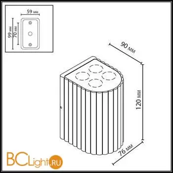 Уличный настенный светильник Odeon Light GLENN 7127/8WL - Фото 0