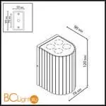 Уличный настенный светильник Odeon Light GLENN 7127/8WL - Фото 0
