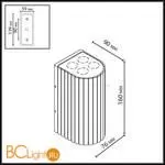 Уличный настенный светильник Odeon Light GLENN 7127/14WL - Фото 0