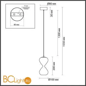 Подвесной светильник Odeon Light GLESSI new 5093/4L - Фото 0