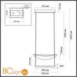 Подвесной светильник Odeon Light GLIDER 7015/20L - Фото 0