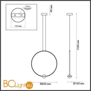 Подвесной светильник Odeon Light Gota 4336/27L - Фото 2