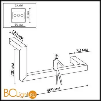 Настенный светильник Odeon Light GRAFIC 7153/10WL - Фото 1