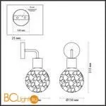 Бра Odeon Light Greeni 5026/1W - Фото 0