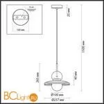 Подвесной светильник Odeon Light Hatty 5014/1B - Фото 0