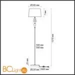 Торшер Odeon Light HOMI 5040/1F - Фото 0