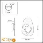 Настенный светильник Odeon Light Icy 4313/9WL - Фото 1