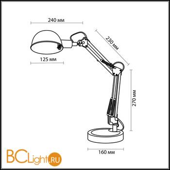 Настольная лампа Odeon Light Iko 2324/1T - Схема
