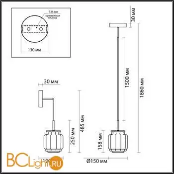 Подвесной светильник Odeon Light JAM 5408/5L - Фото 0