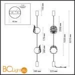 Напольный светильник Odeon Light Jungle 4865/2FC - Фото 1