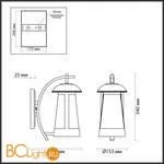 Уличный настенный светильник Odeon Light Kalpi 4837/1W - Фото 2