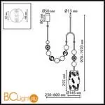 Подвесной светильник Odeon Light KARELIA 5444/1B - Фото 1
