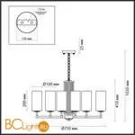 Люстра Odeon Light Kasali 4990/8 - Фото 0